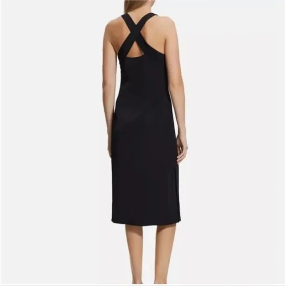 Theory Black Midi Dress